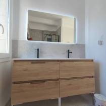 double vasque bois miroir colorié architecte marseille suite parentale